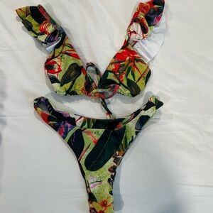 Tropical Floral Bikini Set